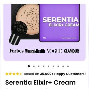 Serentia Elixir & Cream Makeup Foundation New In Box